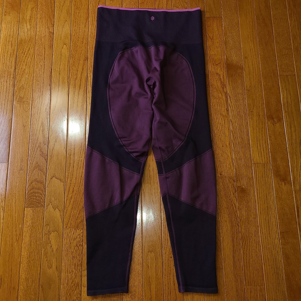NWOT ThirdLove High Rise Purple Flex Seamless Compression Leggings XL Nylon Mix - Picture 5 of 7